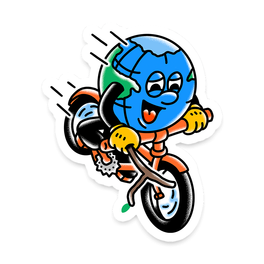 Goodbye World Sticker