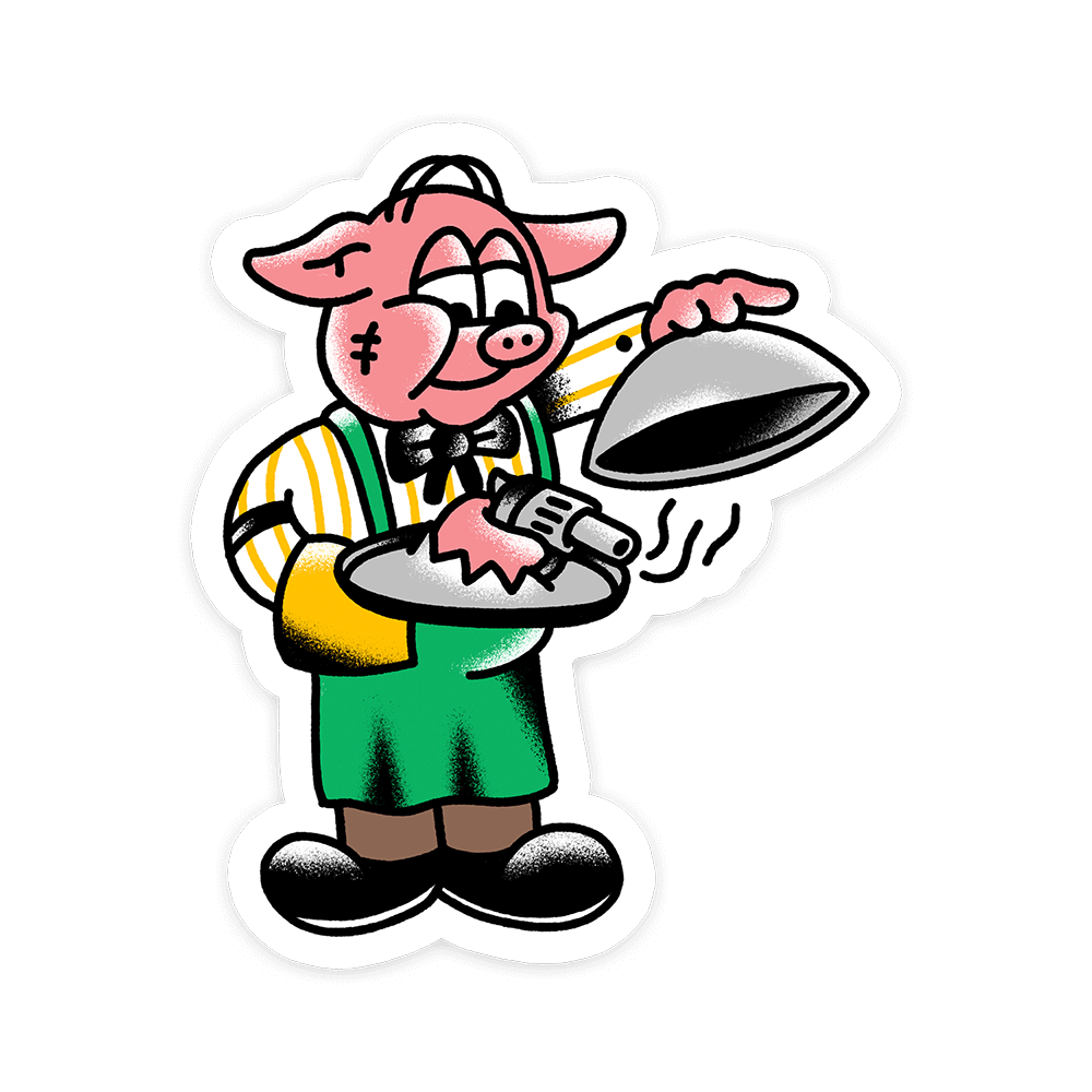 Piggy Don't Play Sticker