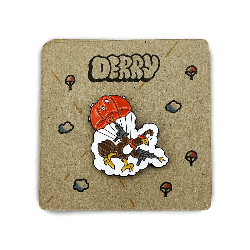 Sky Turkey Pin