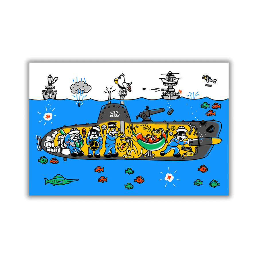 U.S.S. Derry Poster