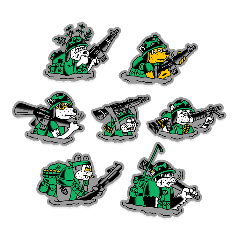 Water Logged Sticker Pack