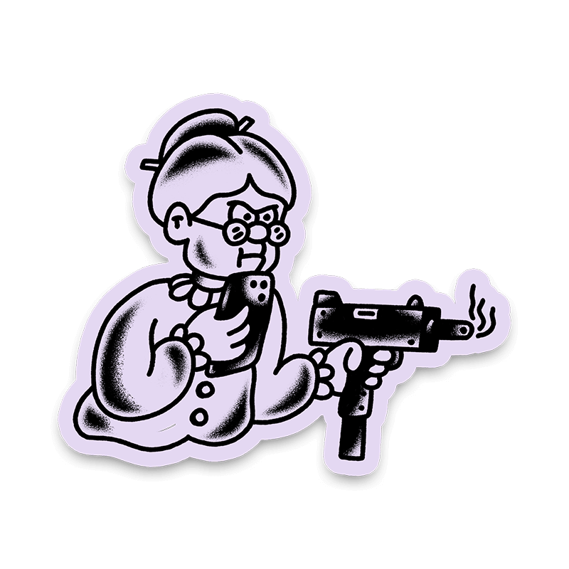 Granny Sticker