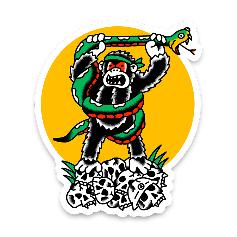 King of the Jungle Sticker