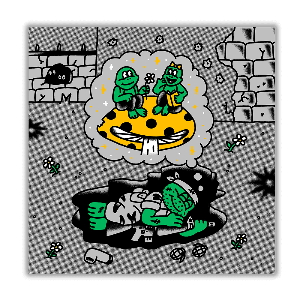 Tenderhearted Toad Print