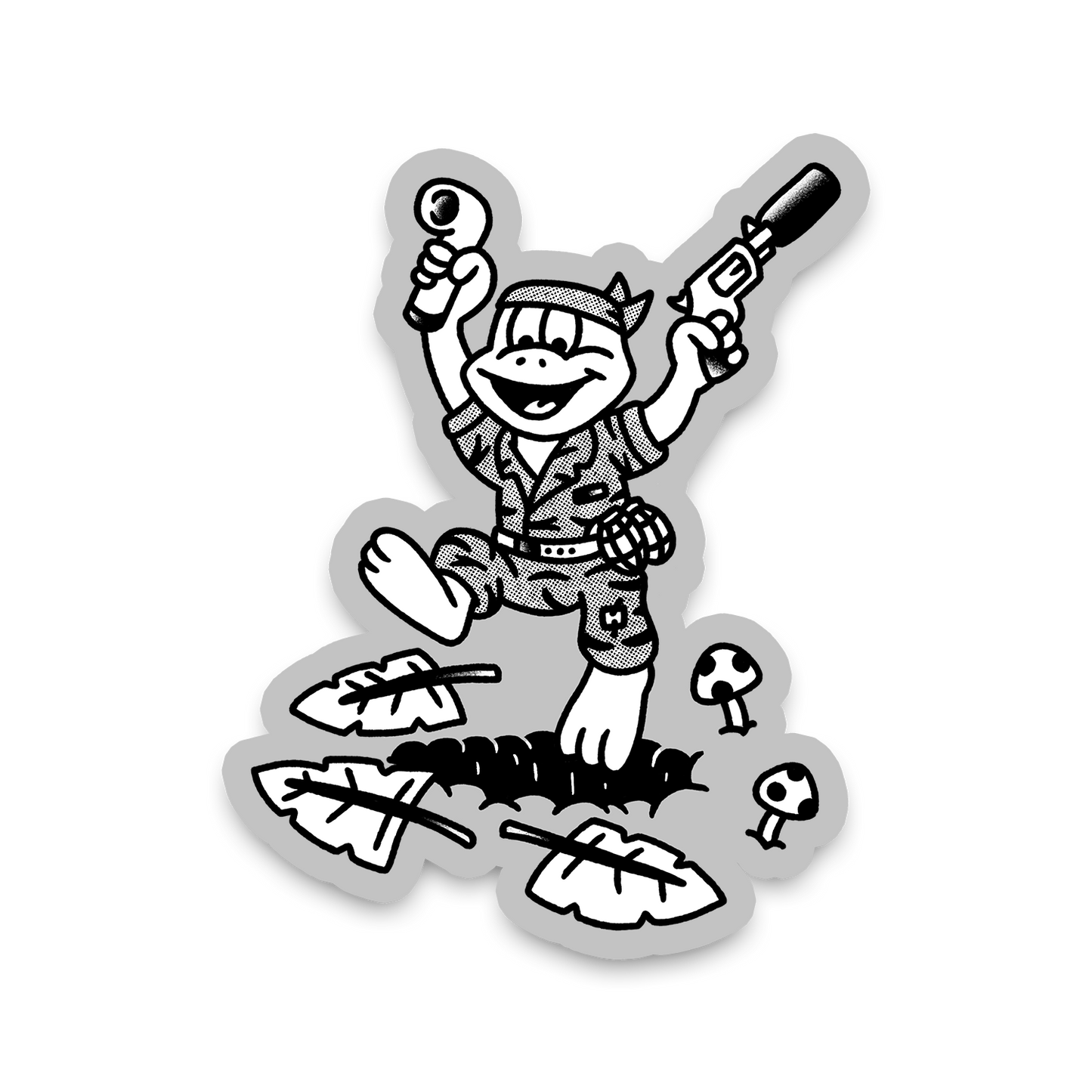 Tunnel Toad Sticker