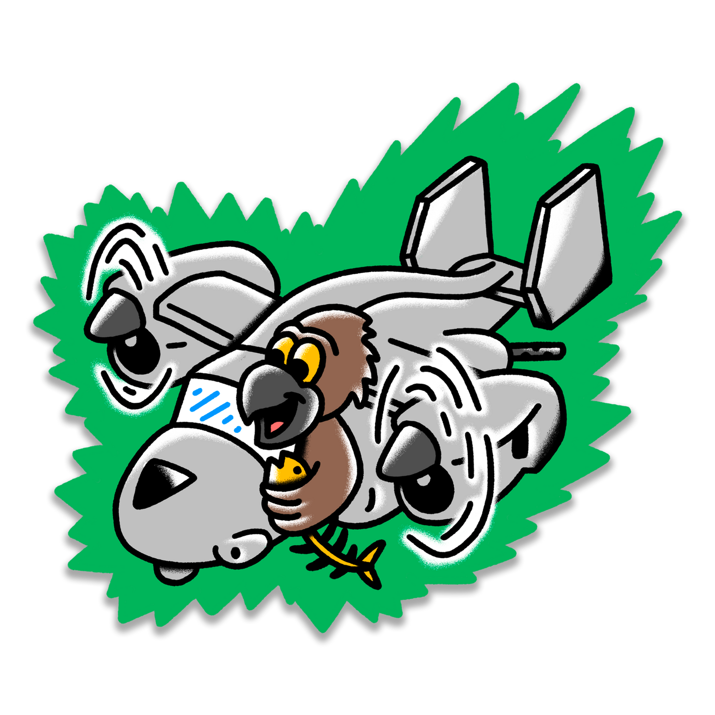 Fast as Fuuuu Sticker