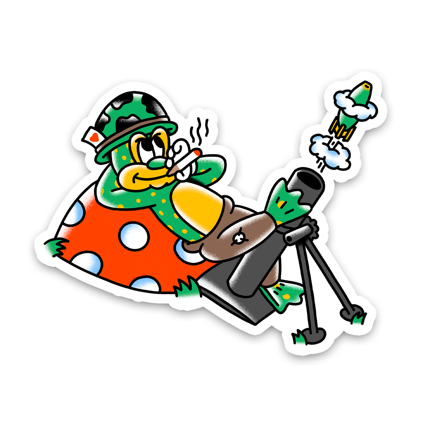 Toadally Chill Sticker