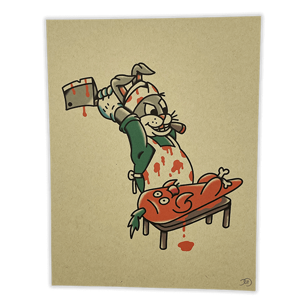 Tree Dollar Cuts Print