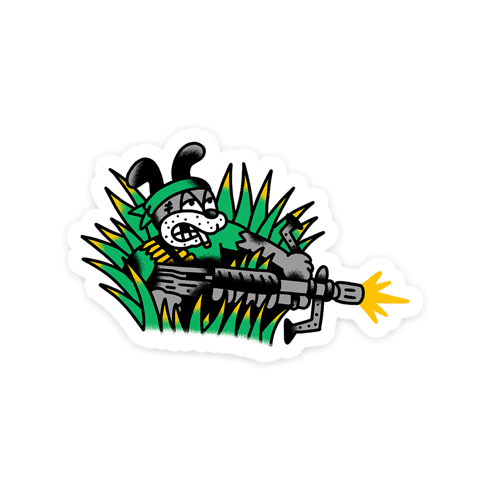Lawnmower Sticker