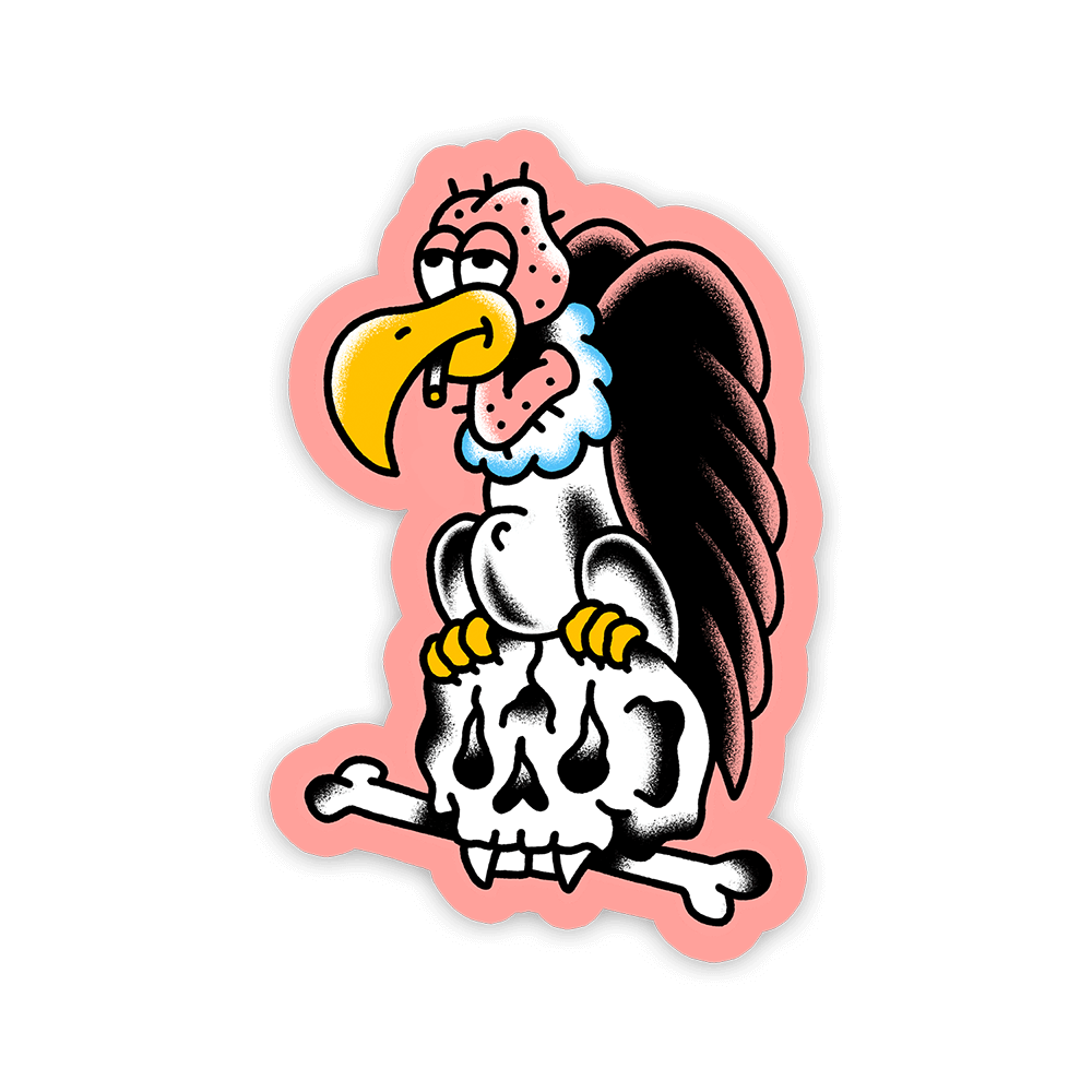 Old N Tired Sticker