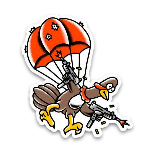 Sky Turkey Sticker
