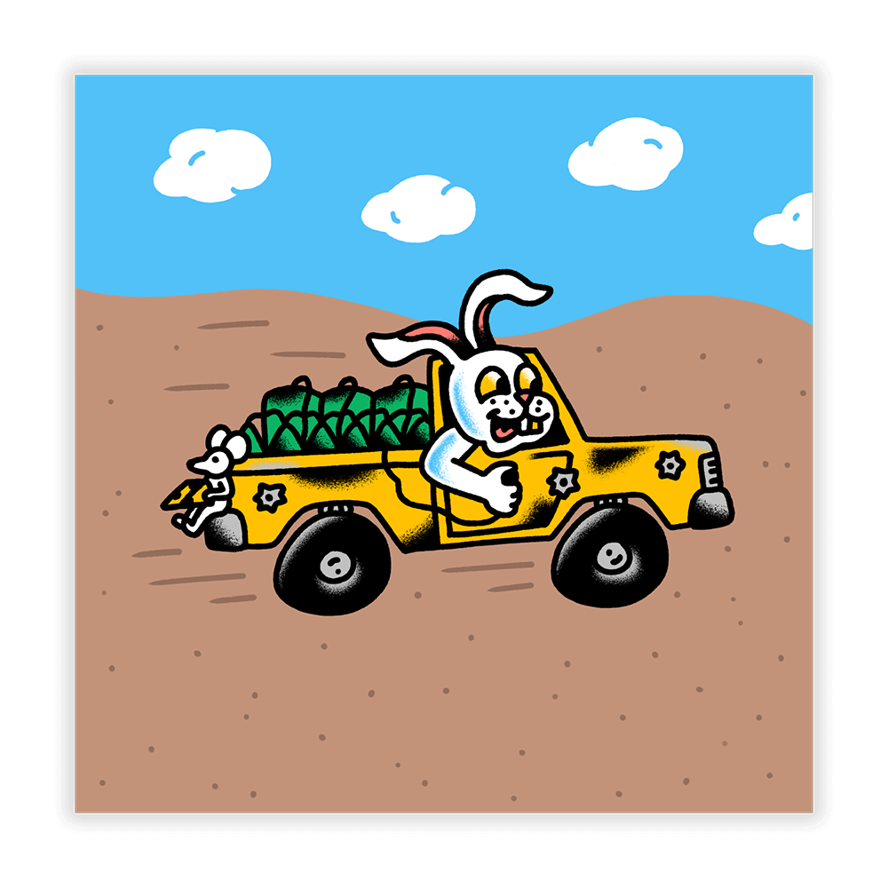 Cars That Go Boom Print