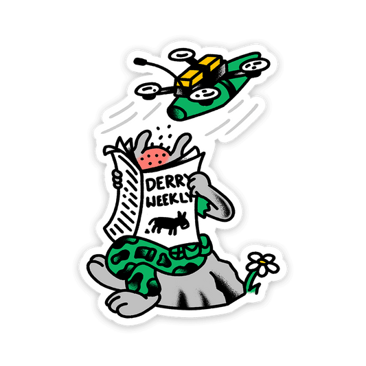 Buzz Cut Sticker