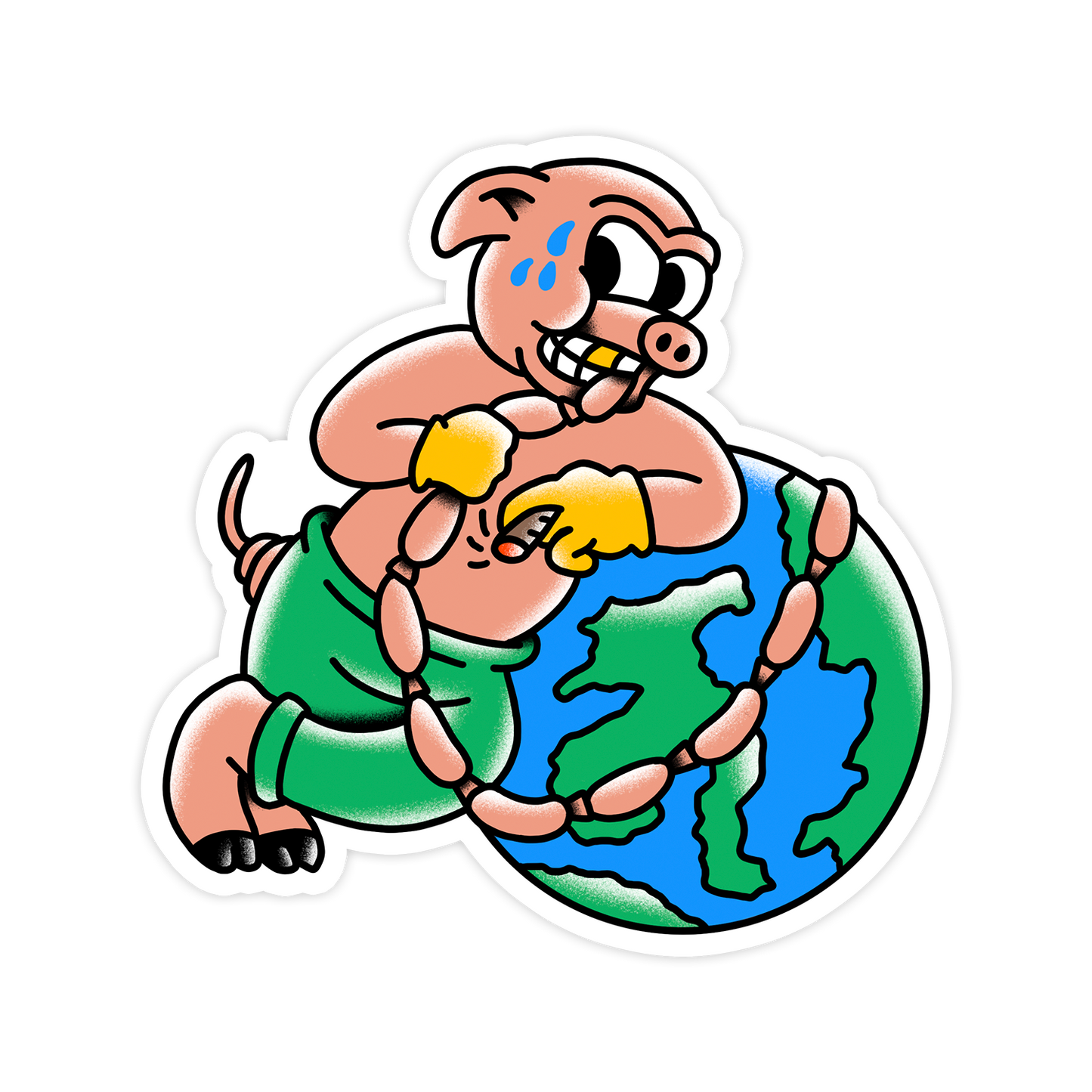 New World Snorter Sticker