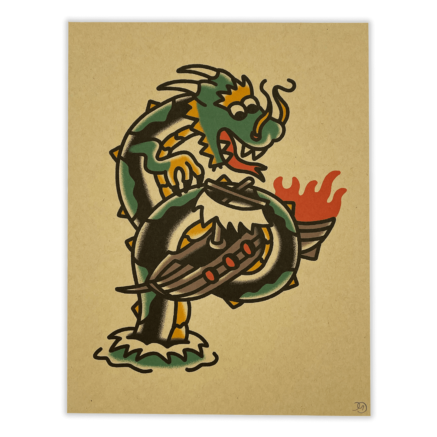 Swamp Serpent Print