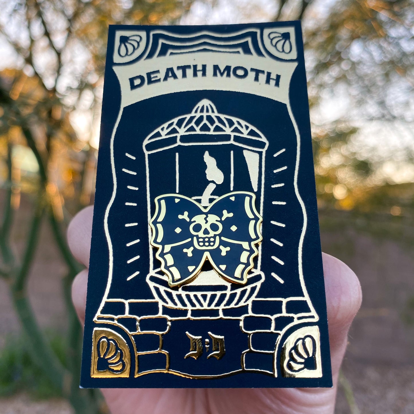 Death Moth Pin